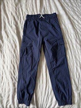 Kenneth Cole Navy Cargo Jogger Pants